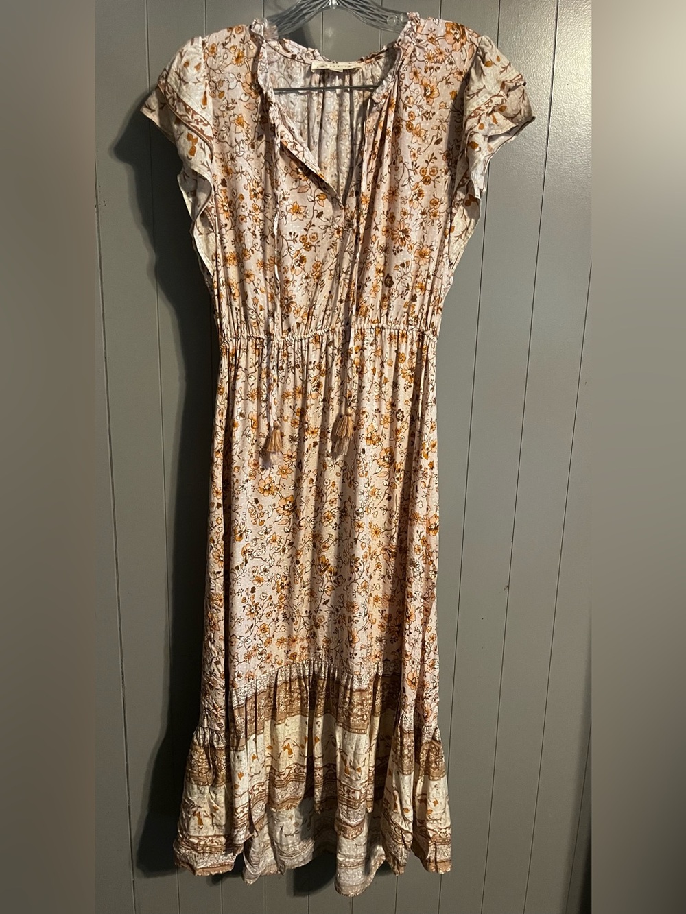 Lovestitch Boho floral high-low maxi dress